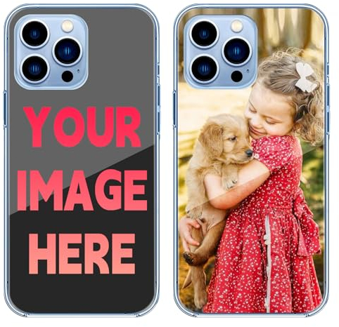 Sangkoo Personalisierte Handyhülle mit Foto für iPhone 12 Pro Max Handy hülle selber gestalten Shutzhülle TPU iPhone Handyhülle iPhone 12 Pro Max Personalisiert (Für iPhone 12 Pro Max)