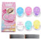 6 Farben Liquid Eyeliner Set, Wasserdicht Langlebig Eyeliner Bleistift Set, Hochpigmentierter Eyeliner-Stift-Set, Matte Eyeliner Bunt für den Täglichen Gebrauch und Weihnachten
