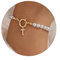 TINGN Armbänder Damen Mädchen - Perlenarmband Damen 18K Gold Gefüllte Gold Buchstaben S Armband Initiale Charm Armband Schmuck Damen Hochzeitsgeschenk Geschenke für Frauen Mädchen Perlen Armband