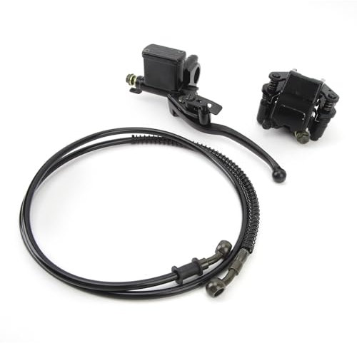 Hydraulikbrems -Master -Zylinder -Bremssattel -Kit - Hydraulikscheibenbremssystem - für 50cc, 70cc, 90cc, 110cc, 125cm, 150ccm ATVs, Quads, Pit Pro Dirt Bikes - Sorgt für das