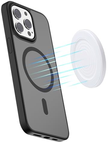 HAFOKO 2.2 Magnetic Selfie Mirror for Back Camera Compatible for iPhone 16 15 14 13 12 Pro Max Plus Magnetic Round Slim Cell Phone Convex Mirror for Smartphones Vlog-White