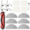 DianSung Accesorios para Roborock Q7 L5+, Q7 M5, Q7 M5+, Q7 L5 robot aspirador piezas de repuesto, 1 cepillo principal, 4 cepillos laterales, 4 filtros Hepa, 6 paño