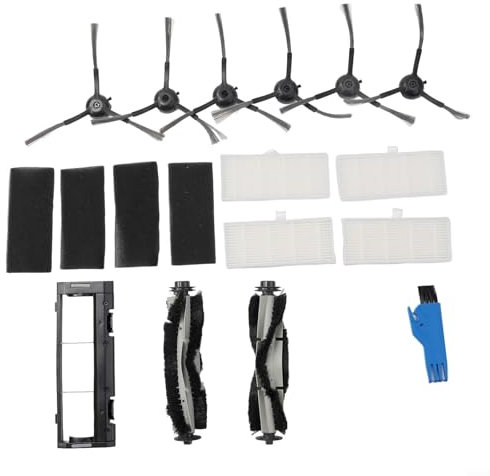 Vactidy - Kit de piezas de repuesto para robot aspirador T6 con cepillos laterales, cepillo enrollable, herramienta de limpieza para suelo del hogar