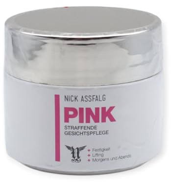 Nick Assfalg PINK Face Cream 100ml - mit pflanzlichem Kollagen für optisch gestraffte Haut