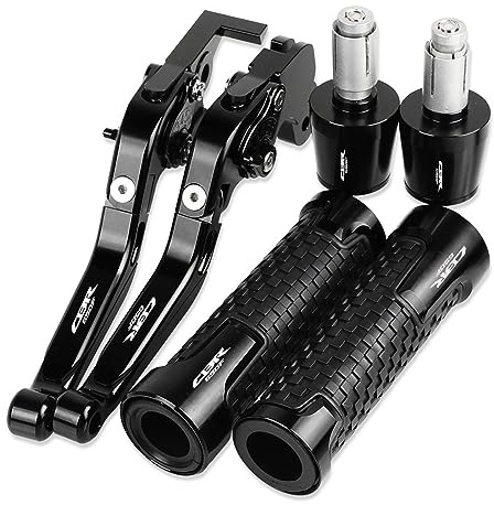 Ersatzhebelsatz Für Honda CBR650F CBR650F CBR 650F 2014 2015 2016 Motorrad Aluminium Bremse Kupplung Hebel Lenker Handgriffe Enden(Black)