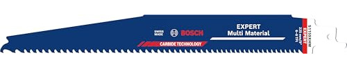 Bosch 10x Expert Multi Material S1159XHM Blade | for Cast iron, Wood with metal, Length 225 mm, Professional Accessory Reciprocating Saw