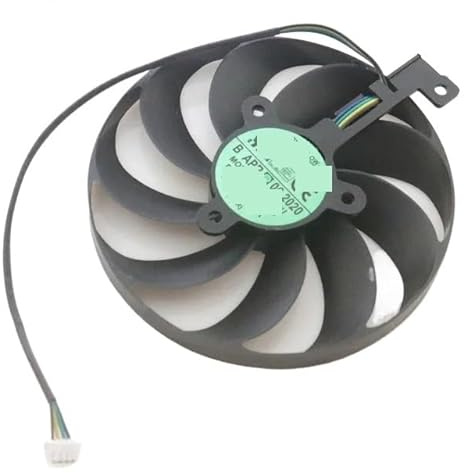 ZCDYGHU Ventilateur VGA T129215SU 12 V 0,50 A 88 mm pour Carte Graphique ASUS RTX 2060S 2070 2080S Dual Evo(T129215SU-A)
