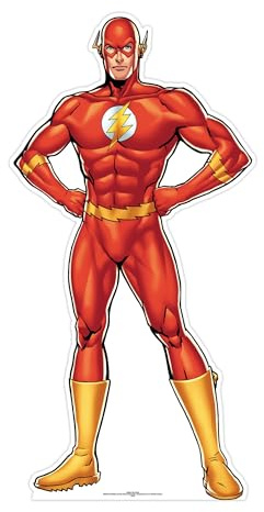 Star Cutouts Ltd The Flash (DC Comics) Life Size Cardboard Cut, Multi-Colour, 184 x 93 x 184 cm