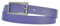 Dayneq Schmal 2,5cm Breit Echt Leder Guertel mit 4 Eckiger Schnalle Lila 90cm Bundweit