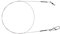Spro Matt Black Leader 7 x 7 Wire - 2 stalowe przypony do spinningu, przypon NA szczupaki do łowienia RYB drapieżnych, długość/średnica/nośność: 40 cm/0,36 mm/10 kg - 22 lb