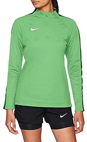 Nike Women Academy 18 Drill Top - Light Green Spark/Pine Green/White, Small