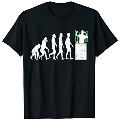 Vintage Synthesizer Evolution Studio Gear Synth DJ Analog T-Shirt