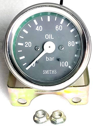 Smiths gauges Oil Pressure Replica in Black face chrome bezel
