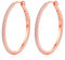 Creolen Rosegold Ohrringe Damen Creolen Ohrringe Hängend Creole Silber 925 Groß Rose