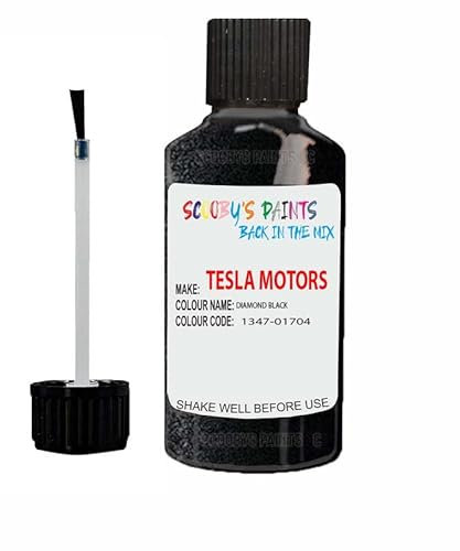 Touch Up Paint For Tesla Model 3 Diamond Black 1347-01704 2021-2021 30Ml Bottle Brush Scratch Stone Chip Repair Pen