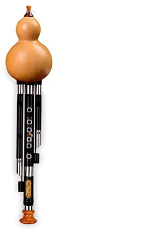 Hulusi-Flöte Ebenholz Eingelegtes Loch Cucurbit Flöte Musikinstrument Cucurbbit Flöte (Color : 01_A)
