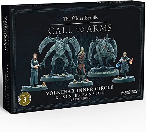 Modiphius Entertainment | The Elder Scrolls: Call to Arms | Volkihar Inner Circle | Miniature Game | Unpainted
