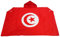 AZ FLAG Drapeau Tunisie 150x90 cm - Cape Drapeau Tunisien 100% Polyester Avec Manches Intégrées - Body Flag 80g