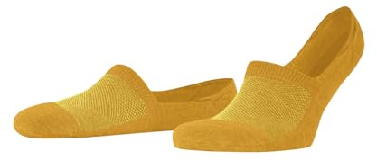 Burlington Herren Füßlinge Athleisure M In weich atmungsaktiv schnelltrocknend unsichtbar einfarbig 1 Paar, Gelb Sun Ray 1316, 39-42