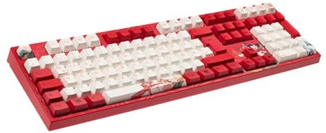 Varmilo VEA109 Koi Gaming Tastatur, MX-Silent-Red, weiße LED