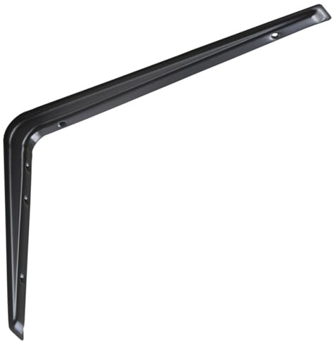 SOTECH Regalkonsole RK15 schwarz 322 x 222 mm | Regalwinkel Regalträger Wandkonsole Regalhalter Konsole Winkel Regalhalterung