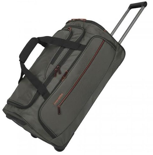 travelite Crosslite 5.0 Rollenreisetasche M, Oliv Unisex Erwachsene, olivgrün, Lässig