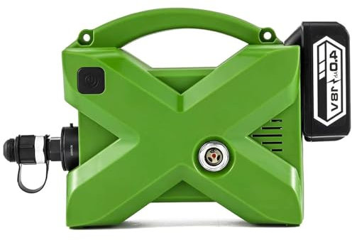 SACLMD Pompe hydraulique électrique à Action Unique,Pompe hydraulique électrique 18V,Pompe de Levage Manuel hydraulique,pour Le Travail à Haute Altitude extérieur