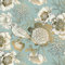 VaryPaper Carta da Parati Fiori Oro Carta da Parati per Uccelli Vintage 44.5cmx200cm Pellicola Adesiva Verde Opaco Carta Adesiva per Mobili Fantasia Carta Adesiva per Pareti Camera Letto Armadio