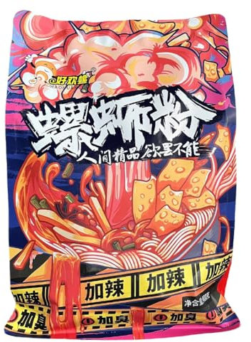 McKona-Luosifen, Asiatische Nudeln Haohuanluo Original-Schneckennudeln Instant-Reisnudeln Authentische Liuzhou-Schneckennudeln 400 G (1 Packung)