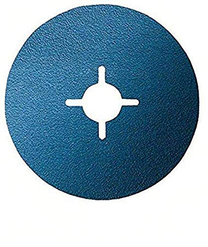 Bosch Accessories Professional Fiberschleifscheibe (für Winkelschleifer verschiedene Materialien, Ø 125 mm, Körnung 120) (Packung mit 10)