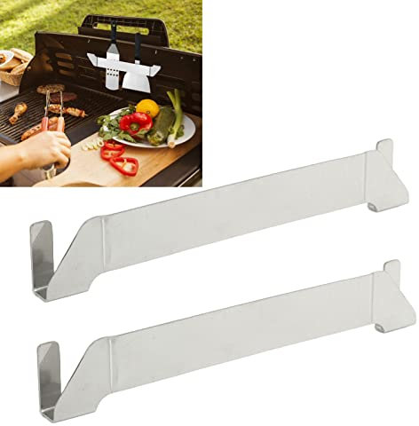 Porte-spatule pour plancha en Acier Inoxydable, 2 pièces, Porte-Outil pour plancha, Support pour Outils de Barbecue, Accessoires pour plancha