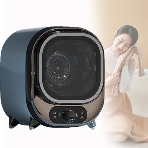 Spdazzleburst Petit Sèche-Linge Compact à Condensation et Évacuation, Mini Capacité de 0,8 kg, pour Utilisation sur Comptoir ou Murale, Brown