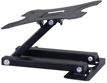 Housoutil 10-32 Inches Lcd Tv Rack Lcd Tv Holder Universal Tv Stand Panel Tv Holder Tv Shelf for Wall Mounted Tv Mount for Tv Rotatable Lcd Tv Rack Lcd Tv Bracket Swivel Tv Mount Black