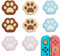 EIR 8 Pcs Katzenpfotenform Daumengriffkappen,Weiche Silikon-Joystick-Abdeckung,Switch Joystick Kappen,Joystick Kappen Switch,Thumb pad Cover,Switch Zubehör