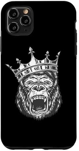 iPhone 11 Pro Max Gorilla Head - Gorilla male - Monkey Ringleader - Primate Case