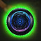 YeahBoom Leuchtende Frisbee Scheibe,Ultimate Frisbee Led,Led Frisbe Leuchtend,Leuchtende Ultimate Frisbee,Flugscheibe mit 42 LED Lichter,für Kinder Erwachsene Rasenstrand im Freiene