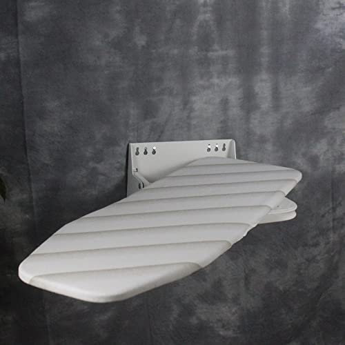 WJFTODAY Tabla de Planchar Plegable, Mesa de Soporte para estación de Planchado de Ropa p Pared para Planchar puños de Manga, Collares en casa, apartamento, Cuarto de Lavado, Espacios pequeños (Gris)