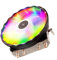 CPU Cooler 2/4 Tubi di Calore 4 Pin PWM RGB Ventola di Raffreddamento PC Radiatore Per LGA 1150 1151 1155 1200 1700 2011 X79 X99 AM3 AM4