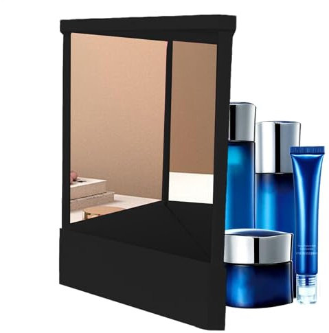 True Mirror – Echter Spiegel, nicht umgekehrt, echte Reflexion, persönlicher Make-up-Spiegel, hochauflösender, nicht umgekehrter Spiegel, Premium-Spiegel für genaue Selbstreflexion und Pflege