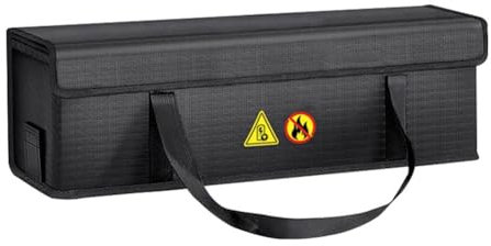 GREOHNMPAW Explosion-Proof E-Bike Lithium Battery Storage Bag for Fireproof and Waterproof Charging Safety