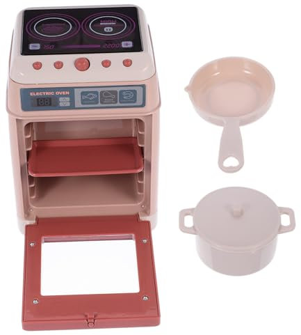 INOOMP Horno De Juguete Año Mini Horno De Simulación Bebedero Juguete De Electrodoméstico Seguro y Divertido