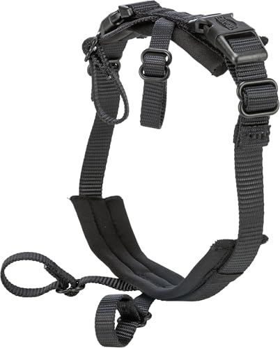 Panik-Adapter Stay für Geschirre, S–M: 38–57 cm/15 mm, schwarz