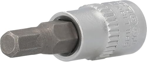 BRILLIANT TOOLS BT020822 1/4 Inch Hex Bit Socket, 5 mm [Powered by KS Tools]