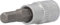 BRILLIANT TOOLS BT020822 1/4 Innensechskant Bit-Stecknuss, 5 mm [Powered by KS TOOLS]
