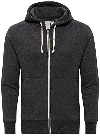 Yazubi Sweatjacke Herren Kapuzenjacke Helix, Grau (Phantom 194205), XXL