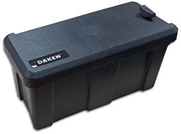 Daken Boîte de rangement pour timon 550 x 250 x 295 mm avec support pour remorque