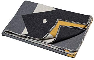 David Fussenegger LILI Kinderdecke Wolf inkl. Stick anthrazit