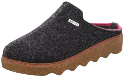 Rohde Damen Hausschuhe Pantoffeln Softfilz Foggia 6120, Größe:36 EU, Farbe:Grau