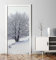 MyMaxxi - Tür bekleben mit Türtapete Türposter Türfolie Selbstklebend 90x200 Schnee Baum - Tür verschönern Türaufkleber Türklebefolie Frost bunt