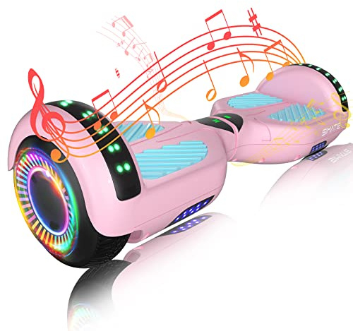 SIMATE Hoverboard, Bluetooth All Terrain Hover Boards with LED Lights and APP Control, Gifts for Kids Adults Girls Boys, for All Ages